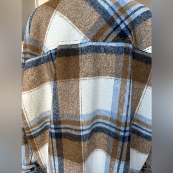 ZARA women’s wool blend oversized shacket size XL - Picture 6 of 13